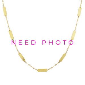Gold box chain necklace - Test
